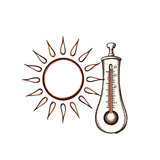 Sun and weather illustration